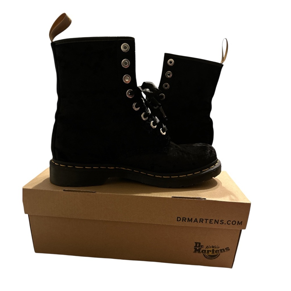 Doc Marten crushed velvet 1460 Pascal Boots